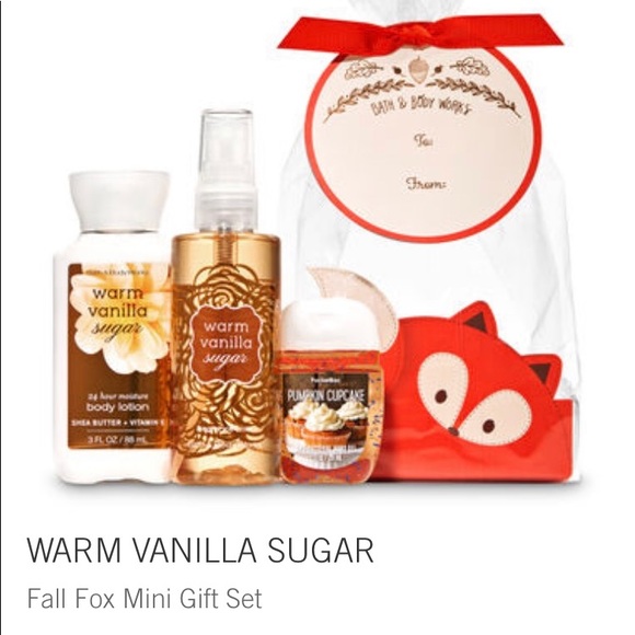 Bath & Body Works Other - NWT Bath & Body Works Warm Vanilla Fox Set